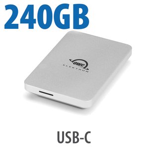 (*) 240GB OWC Envoy Pro Elektron USB-C Portable NVMe SSD