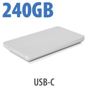 (*) 240GB OWC Envoy Pro EX USB 3.2 (10Gb/s) Bus-Powered Portable NVMe SSD