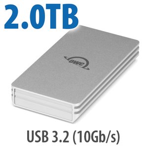 2.0TB OWC Envoy USB 3.2 (10Gb/s) Bus-Powered Portable NVMe SSD