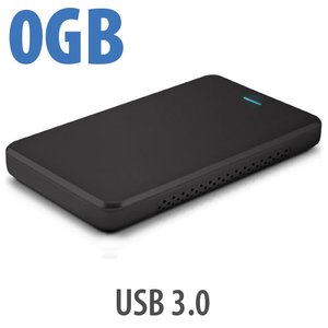 OWC Express Bus-Powered Portable USB 3.0 Enclosure for 2.5" SATA Notebook HDDs & SSDs - Discreet Black
