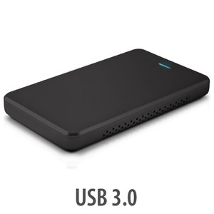 (*) OWC Express USB 3.2 (5Gb/s) Bus-Powered Portable External Storage Enclosure for 2.5-inch SATA Drives - Discreet Black