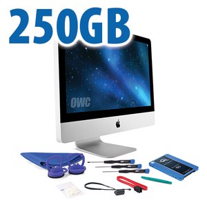 DIY Kit for 2011 21.5" iMac's internal SSD bay: 250GB OWC Mercury Electra 6G SSD