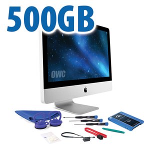 DIY Kit for 2011 21.5" iMac's internal SSD bay: 500GB OWC Mercury Electra 6G SSD