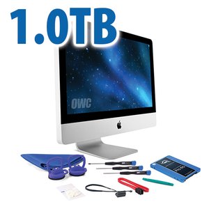 DIY Kit for 2011 21.5" iMac's internal SSD bay: 1.0TB OWC Mercury Extreme Pro 6G SSD.