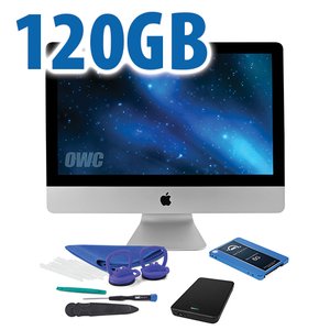 DIY Kit for 2012 - 2019 21.5" iMac's factory HDD: 120GB OWC Mercury Electra 6G SSD.