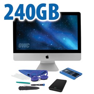 DIY Kit for 2012 - 2019 21.5" iMac's factory HDD: 240GB OWC Mercury Extreme Pro 6G SSD.