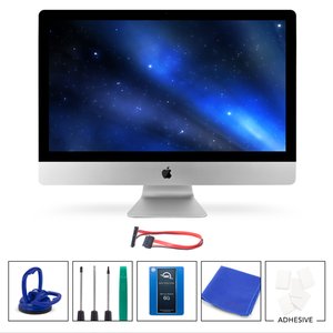 DIY Kit for 2011 27" iMac's internal SSD bay: 120GB OWC Mercury Electra 6G SSD.