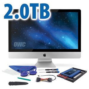 DIY Kit for all 2012 - 2019 27" iMac's factory HDD: 2.0TB OWC Mercury Electra 6G SSD.