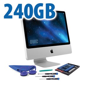 DIY Kit for 2006 - early 2009 iMac's factory HDD: 240GB OWC Mercury Extreme Pro 6G SSD.