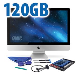 DIY Kit for 2009 - 2010 iMac's factory HDD: 120GB OWC Mercury Electra 3G SSD.
