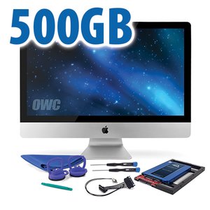 DIY Kit for 2009 - 2010 iMac's factory HDD: 500GB OWC Mercury Electra 3G SSD.