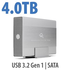 4.0TB OWC Mercury Elite Pro External Storage Solution with USB 3.2 (5Gb/s)