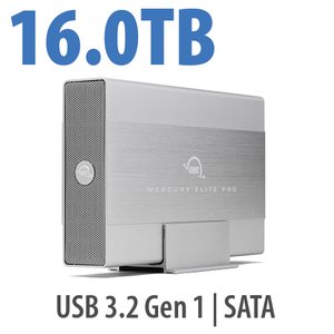 16.0TB OWC Mercury Elite Pro External Storage Solution with USB 3.2 (5Gb/s)