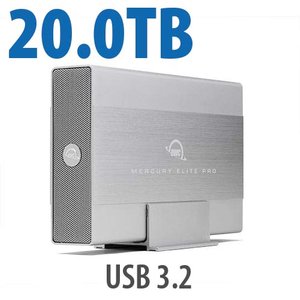 20.0TB OWC Mercury Elite Pro External Storage Solution with USB 3.2 (5Gb/s)