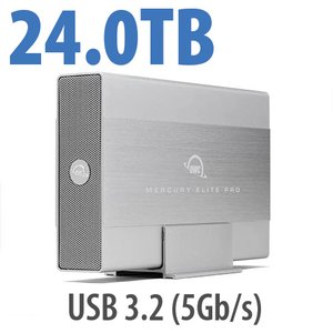 24.0TB OWC Mercury Elite Pro External Storage Solution with USB 3.2 (5Gb/s)