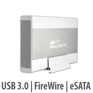 (*) OWC Mercury Elite Pro eSATA, FireWire 400/800 & USB 3.0/2.0/1.1 Enclosure Kit