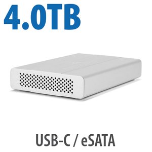 4.0TB OWC Mercury Elite Pro mini USB-C (10Gb/s) + eSATA Bus-Powered Portable SSD Storage Solution