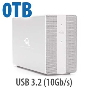 (*) OWC Mercury Elite Pro Dual RAID Storage Enclosure with USB (10Gb/s) + 3-Port Hub