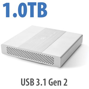 1.0TB OWC Mercury Elite Pro Dual mini Two-Drive RAID USB (10Gb/s) Bus-Powered Portable External Storage Solution