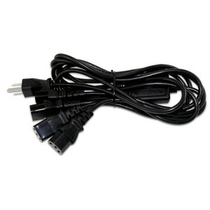 1.8 Meter (72") OWC Quad Connector 3-Pin Power Cable for USA/North America