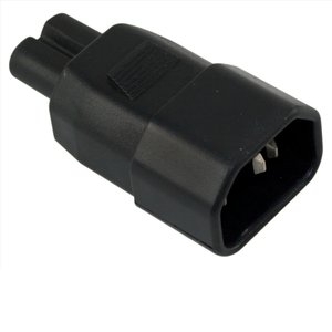 Micro Accessories 3-Pin to 2-Pin Power Cord Adapter
