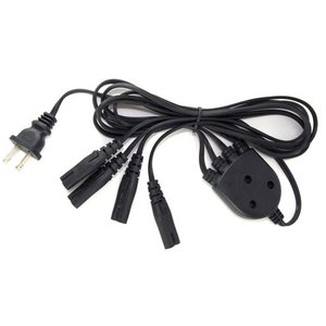 1.8M (72") OWC UL Certified Four (4) Connector C7 2-Pin Power Cord - Type A for US/North America and Japan