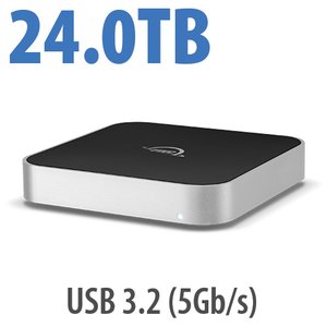 24.0TB OWC miniStack External Storage Solution with USB 3.2 (5Gb/s)