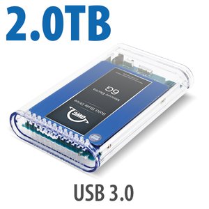 2.0TB SSD OWC Mercury On-The-Go Pro USB 3.0 / 2.0 SSD Portable Bus Powered Solution