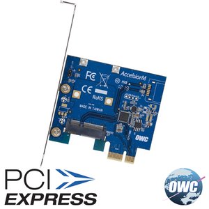 OWC Mercury Accelsior M mSATA SSD to PCIe Expansion Card