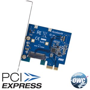 (*) OWC Mercury Accelsior M mSATA SSD to PCIe Expansion Card