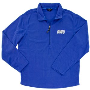 OWC Men's Medium Pullover Fleece, Blue