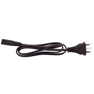 1.0M (39") OWC UL Certified C7 2-Pin Power Cord from AC Adapter to wall for Brazil