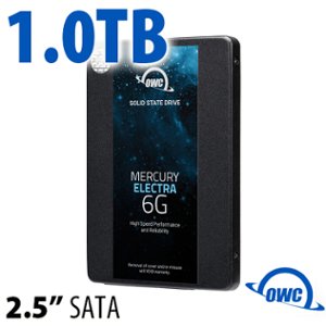(*) 1.0TB OWC Mercury Electra 6G 2.5-inch 7mm SATA 6.0Gb/s Solid-State Drive