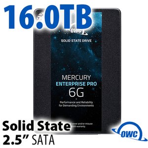 16.0TB OWC Mercury Enterprise Pro 6G 2.5-inch 7mm SATA 6.0Gb/s Enterprise Class Solid-State Drive