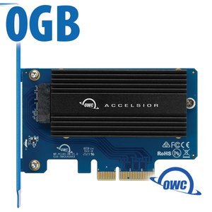 (*) OWC Accelsior 1A PCIe NVMe SSD Adapter for most Apple type PCIe/NVME Drives
