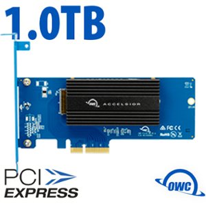 (*) 1.0TB OWC Accelsior 1M2 NVMe PCIe 4.0 SSD Internal Storage Solution