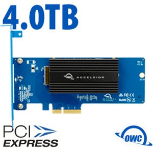 (*) 4.0TB OWC Accelsior 1M2 NVMe PCIe 4.0 SSD Internal Storage Solution