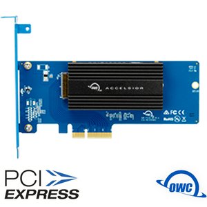 (*) OWC Accelsior 1M2 NVMe M.2 SSD to PCIe 4.0 Adapter Card
