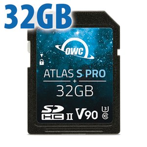 32GB OWC Atlas S Pro SDHC UHS-II V90 Media Card