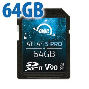 64GB OWC Atlas S Pro SDXC UHS-II V90 Media Card