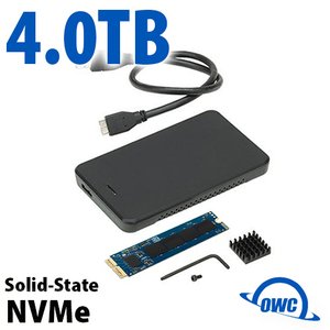 4.0TB OWC Aura Pro X2 PCIe 4.0 NVMe Complete SSD Upgrade Solution for Mac Pro (Late 2013 - 2019)
