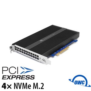 (*) OWC Accelsior 4M2 Four-Slot NVMe M.2 SSD to PCIe 3.0 Expansion Card