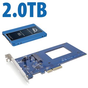 DIY Upgrade Bundle: OWC Accelsior S + 2.0TB OWC Extreme Pro 6G Solid-State Drive Bundle.
