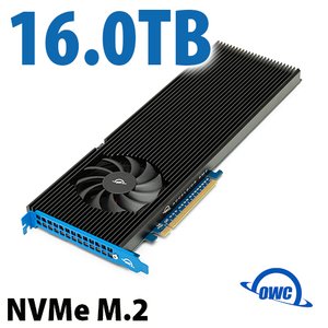 16.0TB OWC Accelsior 8M2 PCIe 4.0 NVMe M.2 SSD Storage Solution