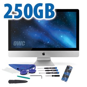 DIY Kit: 250GB OWC Aura 6G Solid-State Drive for iMac (2012-2013) with Complete DIY Toolkit