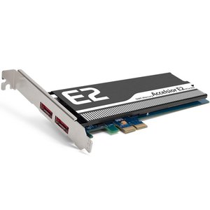 (*) 480GB OWC Mercury Accelsior E2 PCIe Solid-State Drive with 2 x eSATA Ports