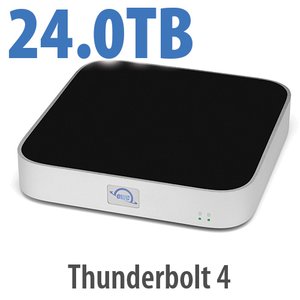 24.0TB (HDD) OWC miniStack STX Stackable Storage and Thunderbolt Hub Xpansion Solution - Matte Silver