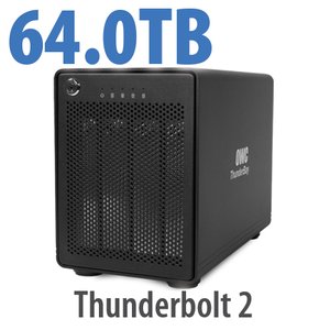 64.0TB OWC ThunderBay 4 RAID Four-Drive Thunderbolt 2 Enterprise HDD External Storage Solution