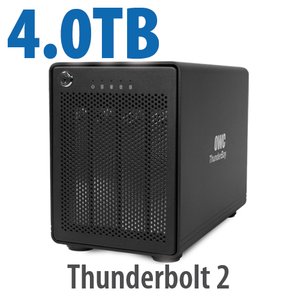 4.0TB OWC ThunderBay 4 RAID Four-Drive Thunderbolt 2 HDD External Storage Solution