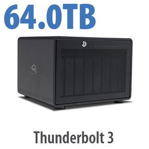 64.0TB OWC ThunderBay 8 Eight-Drive Thunderbolt External Storage Solution with Enterprise Drives and SoftRAID XT